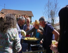 Omelette de Pâques à Freychenet