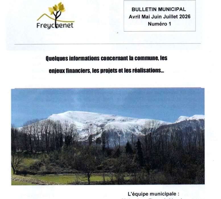 Bulletin Municipal n°1