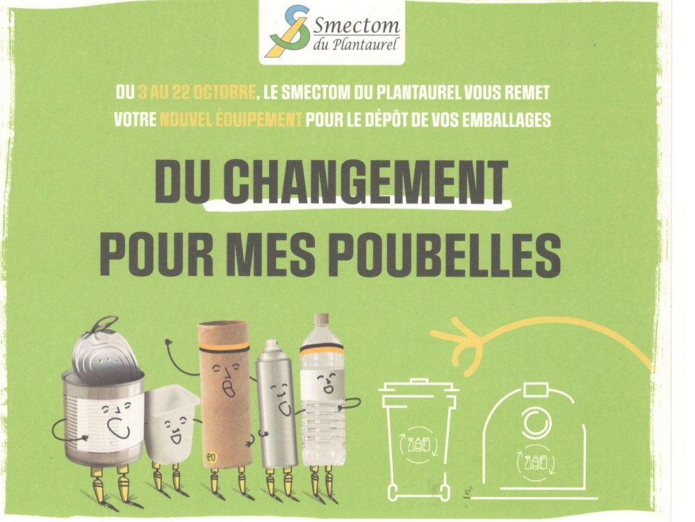 Du changement pour mes poubelles