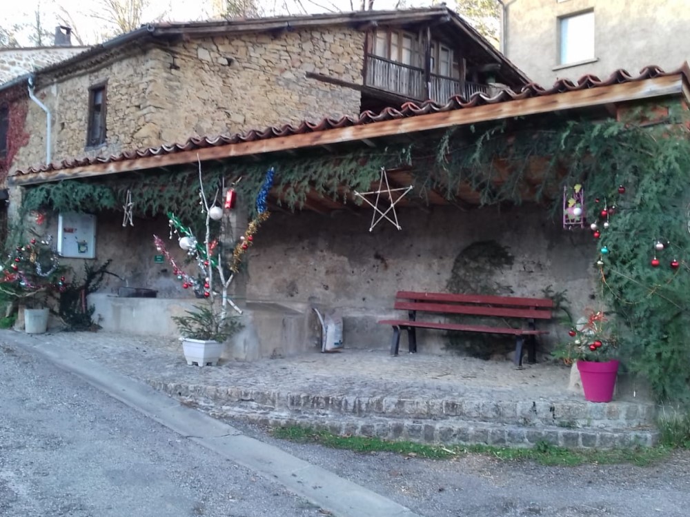 Village décoré : hameau de Gabachou